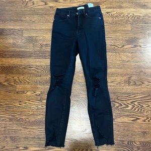 Black Good American Good Waist Jeans 27/4